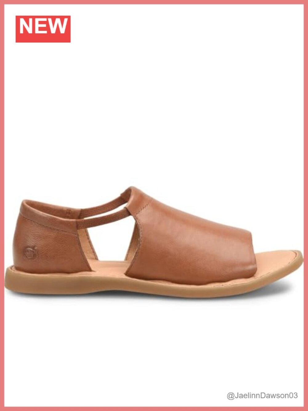BORN Women's Cove Modern Leather Sandals with Ankle Strap and Arch Support
